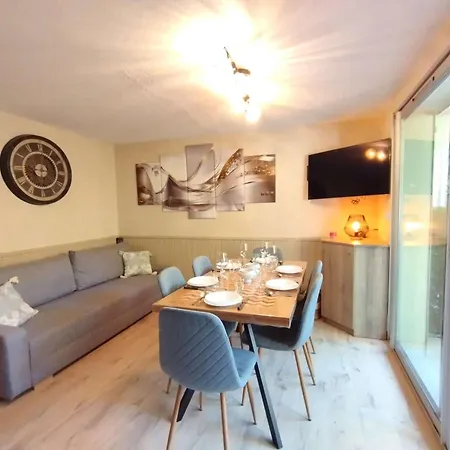 T3 Pour 6 A Avec Terrasse, Parking Et Casier A Skis - Fr-1-457-346 Apartamento Vignec