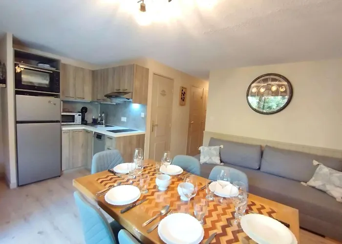 T3 Pour 6 A Avec Terrasse, Parking Et Casier A Skis - Fr-1-457-346 *